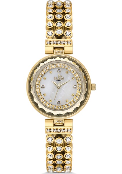 PL-1086LA-B1 Taşlı Kelepçe Kordon Kadın Kol Saati