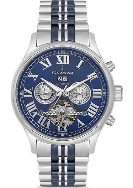 HDS-JLS1187M.02 Çelik Kordon Fonksiyonları Aktif Otomatik Erkek Kol Saati