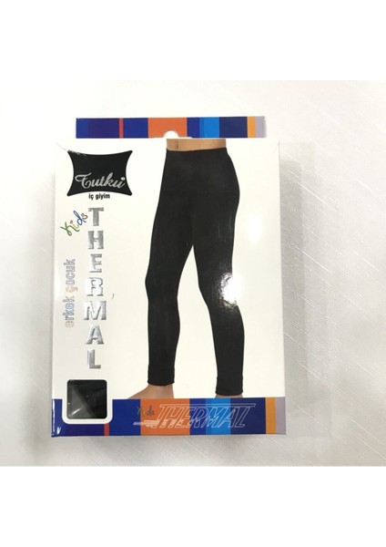 Erkek Çocuk Siyah Termal Tayt