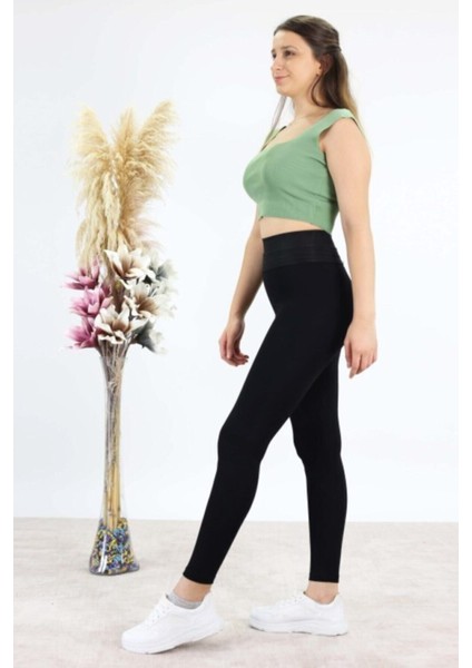 Korsajlı Çelik Örme Tayt modelleri