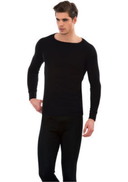 Erkek Siyah Termal Alt Üst Takım
