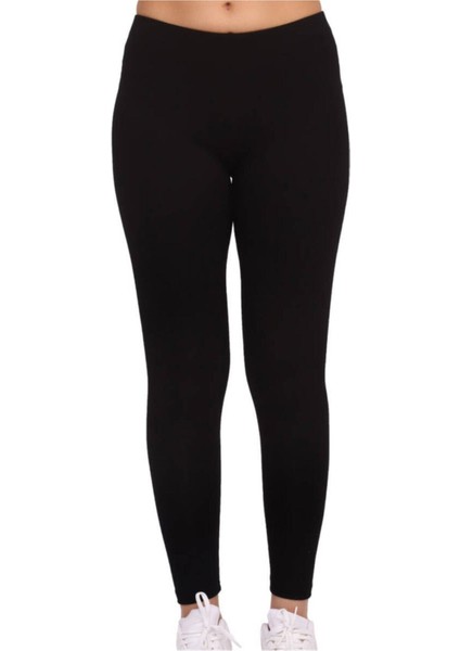 Kadın Siyah Termal Tayt