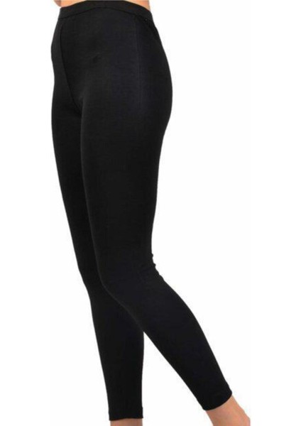 Kadın Siyah Termal Tayt
