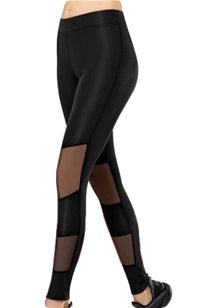 Kadın Transparan Detaylı Sporcu Tayt Dalgıç fiyatları