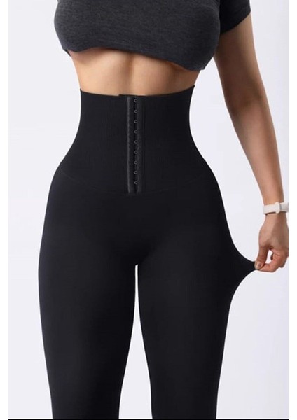 Ayarlanabilir Ağraflı Yüksek Bel Toparlayıcı Kadın Korse Tayt