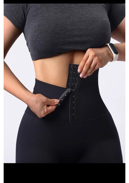 Ayarlanabilir Ağraflı Yüksek Bel Toparlayıcı Kadın Korse Tayt fiyatları