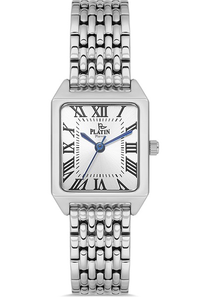 PL-1169LA-A1 Romen Rakamlı Kare Kadın Kol Saati