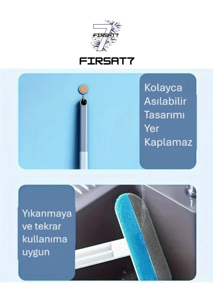 Çok Fonksiyonlu Uzun Saplı Kedi Köpek Tüyü Toplayıcı Koltuk Halı Kıl Tüy Alma & Temizleme Fırçası