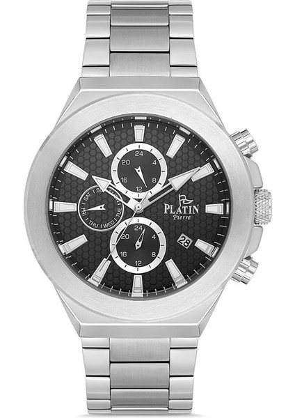 PL-1174GA-A2 Çelik Kordon Fonksiyonları Aktif Erkek Kol Saati