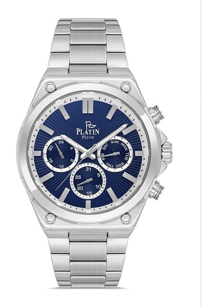 PL-1166GA-A3 Çelik Kordon Fonksiyonları Aktif Erkek Kol Saati