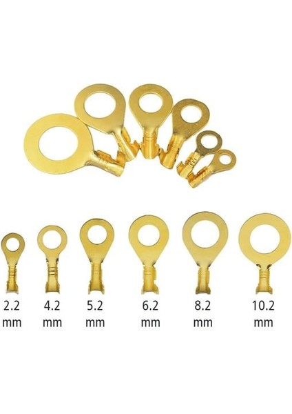 Powermaster Tks-6 6.2 mm Sarı Topraklama Terminal Kablo Pabuç (150 Adet)