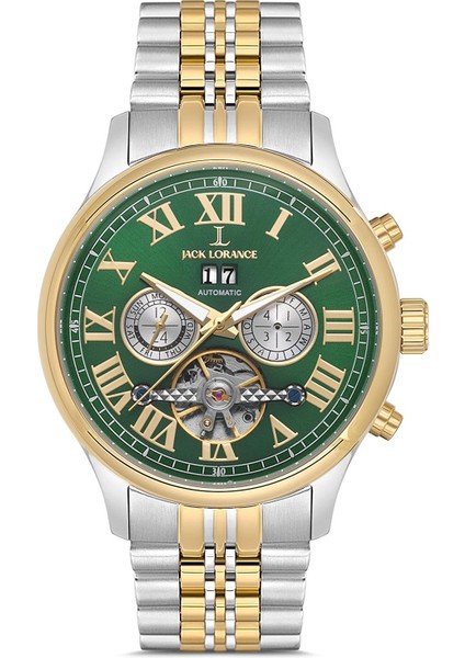 HDS-JLS1187M.03 Çelik Kordon Fonksiyonları Aktif Otomatik Erkek Kol Saati