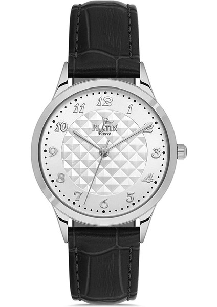 PL-1170LB-J1 Rakamlı Deri Kordon Kadın Kol Saati