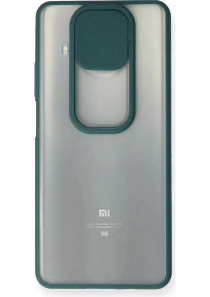 Xiaomi Mi 10T Lite Kılıf Palm Buzlu Kamera Sürgülü Silikon - Yeşil fiyatları