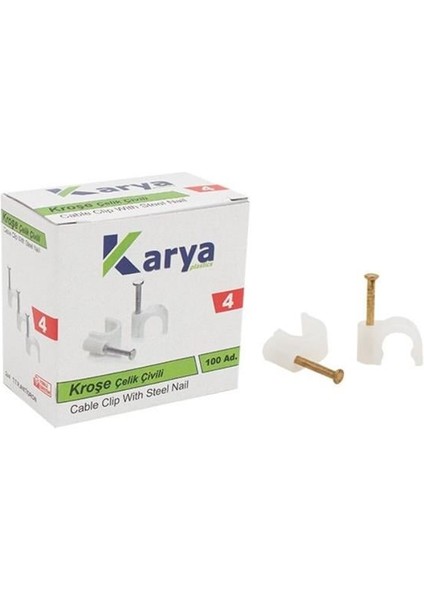Karya Kroşe 4 Numara (100'LÜ Paket)