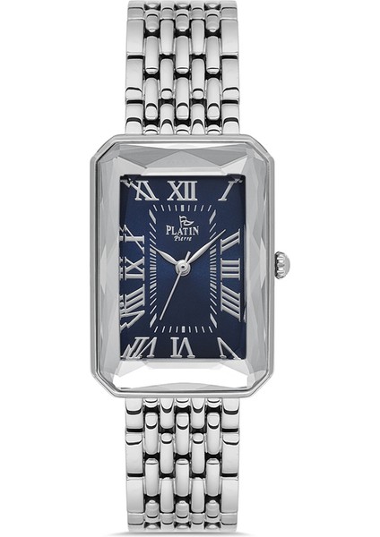 PL-1076LA-A3 Romen Rakamlı Kare Kadın Kol Saati