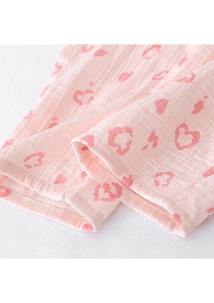 Organiz Pamuk Müslin Kumaş Pijama Takımı(3'lü)