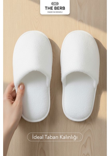 | 10 Çift | Welsoft Tek Kullanımlık Premium Otel&spa Terliği | Kaydırmaz Tabanlı | Beyaz modelleri