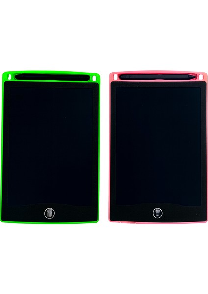 🌈 8.5 Inç Renkli LCD Yazı Tableti – Kalemli Dijital Çizim Defteri | Silinebilir Not Tableti | Çocuklar Için Eğitim ve Oyun Tableti | Yeşil 🍀 & Pembe 🌸 Renk Seçenekli