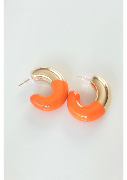 Bfs Ccb Turuncu Gold Çift Renk Küpe fiyatları