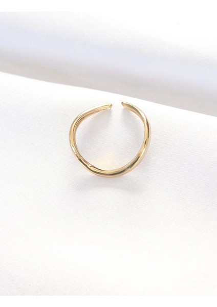 Bfs Yassı Gold Renk Ayarlanabilir Yüzük fiyatları