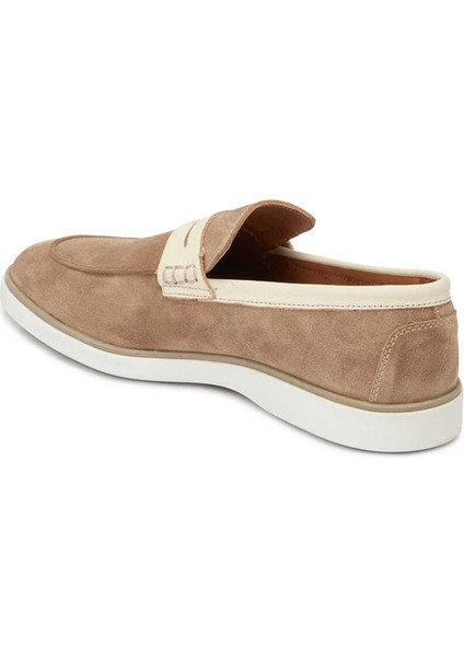 Vizon Hakiki Süet Deri Erkek Loafer - E24I1AY56749-A02