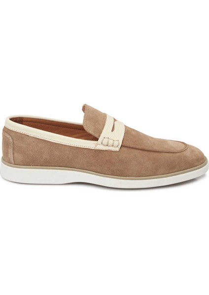 Vizon Hakiki Süet Deri Erkek Loafer - E24I1AY56749-A02