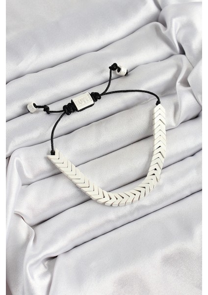 Bfs Pirinç Asansörlü Beyaz Juju Kadın Bileklik