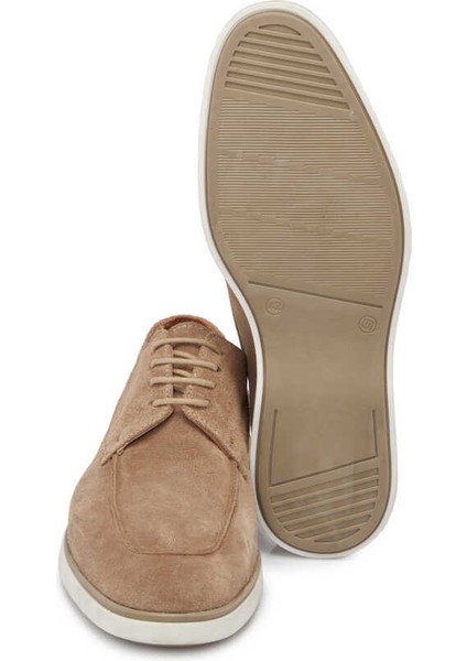 Vizon Hakiki Süet Deri Erkek Casual Ayakkabı - E24I1AY56750-A02