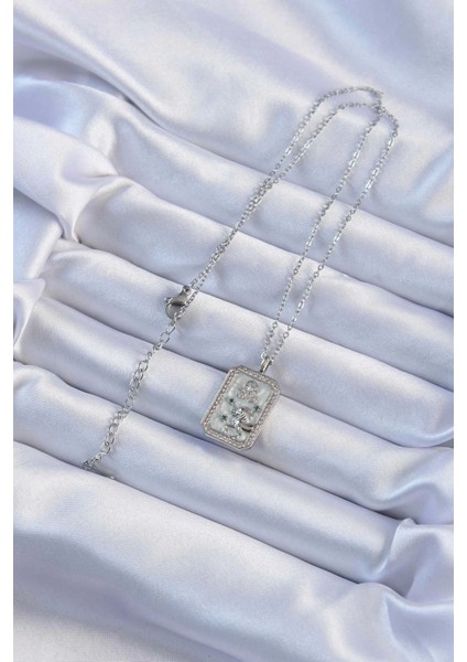 Bfs 316L Çelik Zincir Gümüş Renk Zirkon Taşlı Aslan Figürlü Tarot Kolye fiyatları