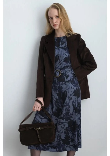 Kemer Detaylı Süet Çanta - Kahverengi fiyatları