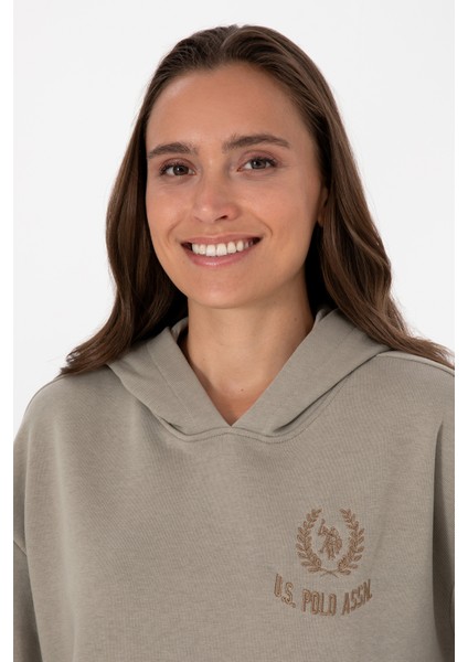 Kadın Açık Haki Sweatshirt 50307796-VR183 fiyatları