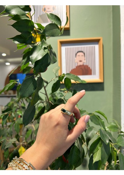 Yeşil Taşlı Yüzük modelleri