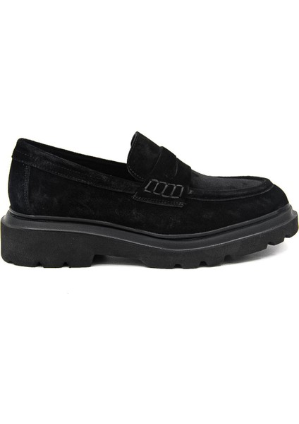 54082 Erkek Klasik Ayakkabı - Siyah Süet