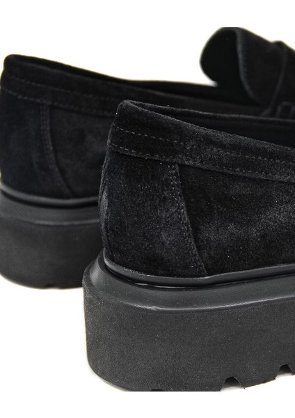 54082 Erkek Klasik Ayakkabı - Siyah Süet