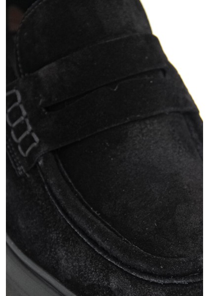 54082 Erkek Klasik Ayakkabı - Siyah Süet