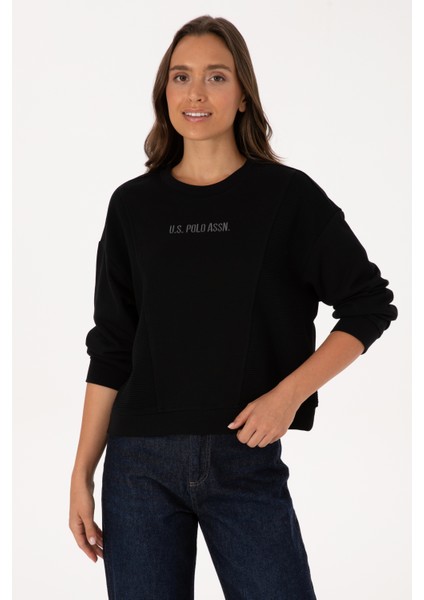 Kadın Siyah Sweatshirt 50307792-VR046