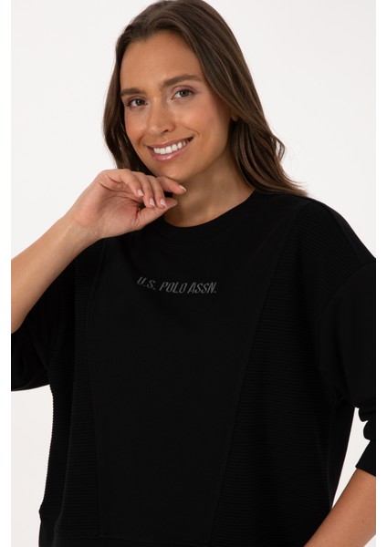 Kadın Siyah Sweatshirt 50307792-VR046 fiyatları