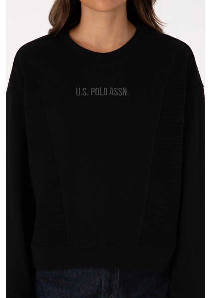 Kadın Siyah Sweatshirt 50307792-VR046