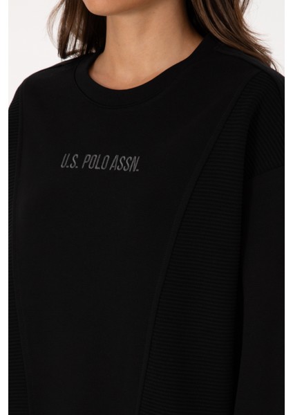 Kadın Siyah Sweatshirt 50307792-VR046