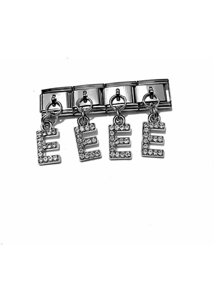 Esnek Bileklik E Harf Italyan Charm fiyatları