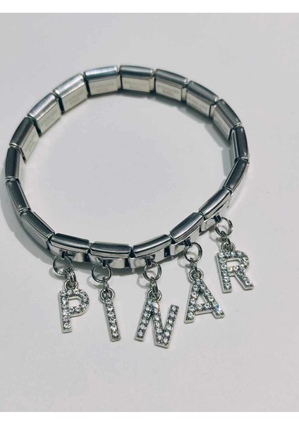 Esnek Bileklik E Harf Italyan Charm modelleri