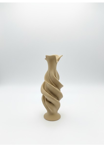 Aura Vazo, Ahşap Baskılı Vazo, Minimal Vazo, Modern Vazo fırsatları