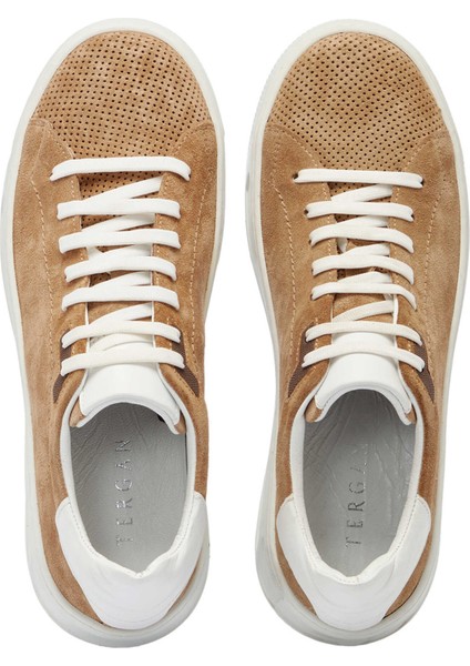 Taba Hakiki Süet Deri Erkek Sneaker - E24I1AY56751-K59