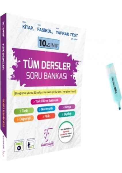 10.sınıf Tüm Dersler Soru Bankası (Yeni Müfredat)