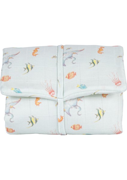 %100 Pamuk Muslin Alt Değiştirme Matı – Katlanabilir 45X65 cm Atlantis Koleksiyonu fiyatları