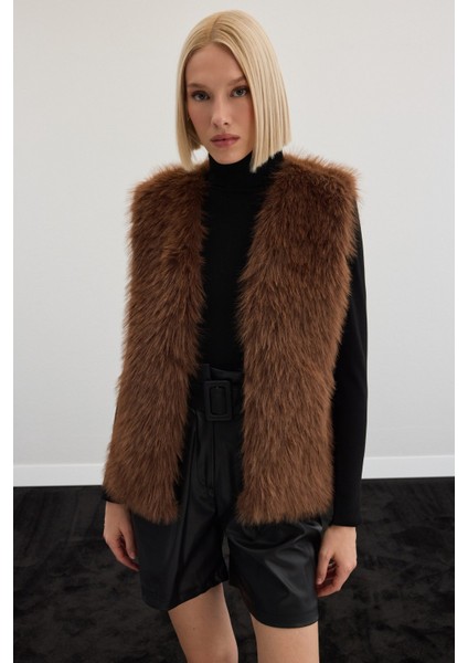 Kolsuz Uzun Yelek - Kahve fırsatları