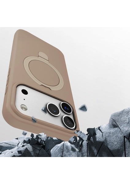 Apple iPhone 17 Pro Max Kılıf M-Safe Şarj Özellikli Standlı Redclick Samara Kapak fiyatları