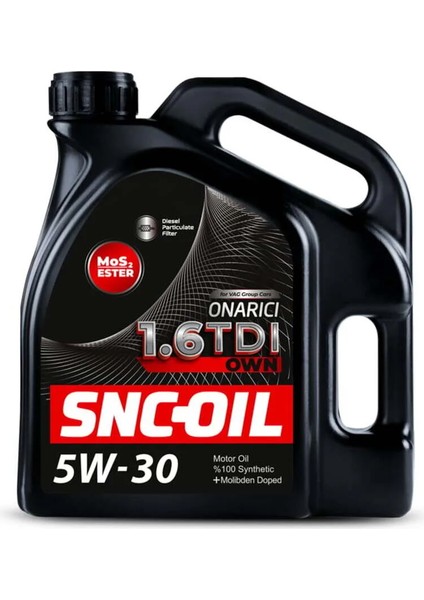 Oil 1.6 Tdi Onarıcı 5W-30 Motor Yağı 5 Litre 2023 Üretimli modelleri