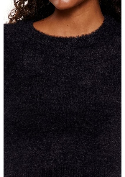 Yumuşak Örme Crop Kazak modelleri